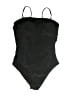 Unbranded Solid Black One Piece Swimsuit Size XL - photo 2