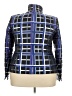 Nina Mclemore Plaid Blue Jacket Size 22 - photo 2