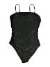 Unbranded Solid Black One Piece Swimsuit Size XL - photo 1