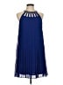 Laundry by Shelli Segal 100% Polyester Blue Cocktail Dress Size 6 - photo 1