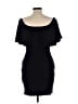 Soprano Solid Black Cocktail Dress Size L (estimated) - photo 2