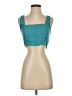 Le Lis 100% Polyester Teal Sleeveless Blouse Size S - photo 1
