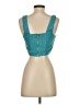 Le Lis 100% Polyester Teal Sleeveless Blouse Size S - photo 2
