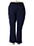Norm Thompson Solid Blue Active Pants Size 2X - photo 1