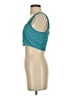 Le Lis 100% Polyester Teal Sleeveless Blouse Size S - photo 5