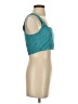 Le Lis 100% Polyester Teal Sleeveless Blouse Size S - photo 4
