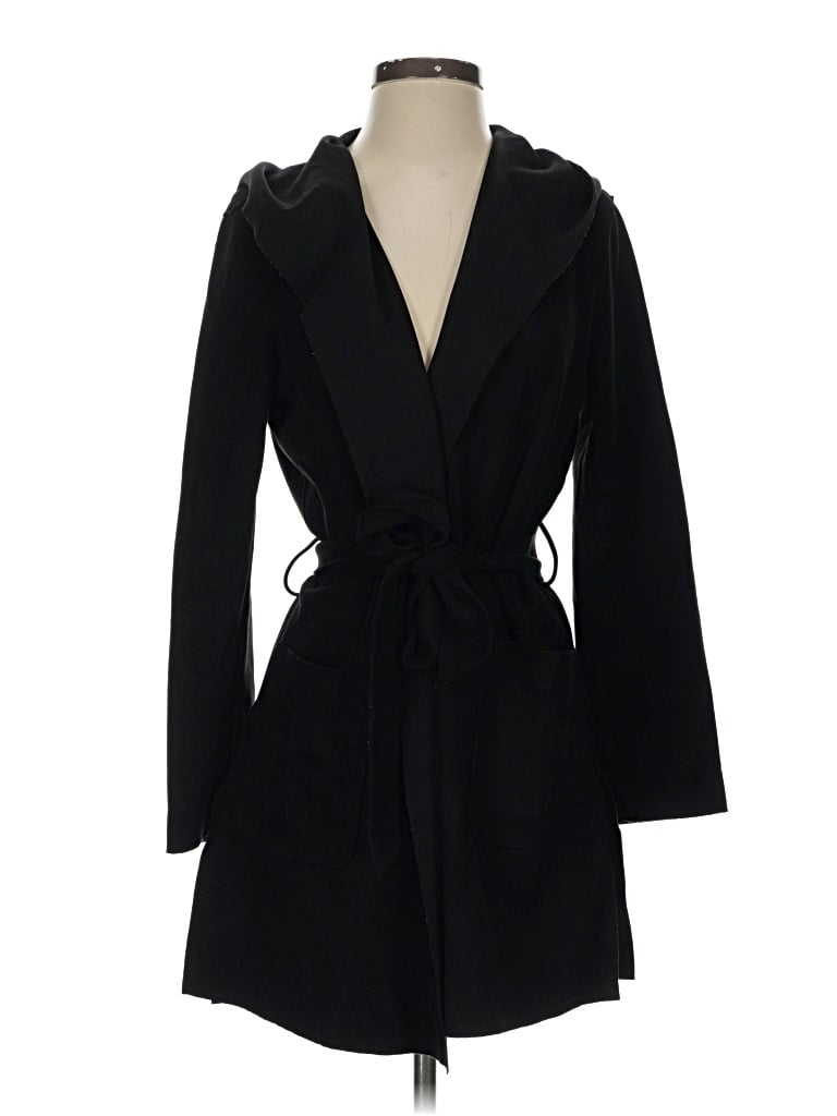 Pre-owned Zara Basic Coat In Black