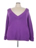 Lane Bryant 100% Cotton Purple Pullover Sweater Size 22 - photo 1
