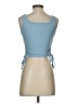 Shein 100% Polyester Blue Tank Top Size S - photo 2