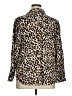 Chico's Animal Print Gold Long Sleeve Blouse Size XL (3) - photo 2