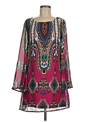 Pink Owl Casual Dress (view 1)