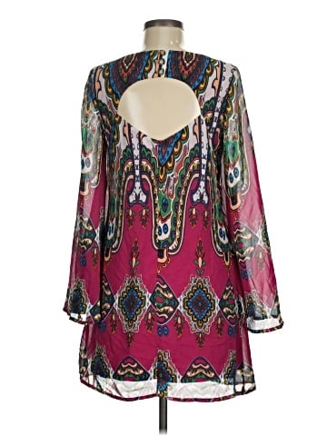 Pink Owl Casual Dress (view 2)