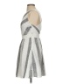 Adelyn Rae 100% Polyester Argyle Silver Cocktail Dress Size XS - photo 5