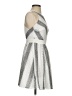 Adelyn Rae 100% Polyester Argyle Silver Cocktail Dress Size XS - photo 4
