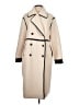 7 For All Mankind 100% Polyester Ivory Coat Size L - photo 1