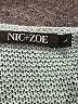 Nic + Zoe Teal Pullover Sweater Size L - photo 7
