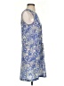 wren 100% Polyester Print Blue Casual Dress Size S - photo 4