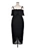 City Chic 100% Polyester Black Cocktail Dress Size 18 Plus (M) - photo 2