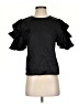 Harshman 100% Cotton Black Short Sleeve Top Size XS - photo 1