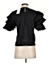 Harshman 100% Cotton Black Short Sleeve Top Size XS - photo 2