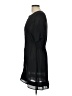H&M 100% Polyester Solid Black Casual Dress Size 10 - photo 5