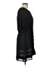 H&M 100% Polyester Solid Black Casual Dress Size 10 - photo 4