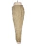 Wrap 100% Linen Solid Tan Linen Pants Size 14 - photo 5