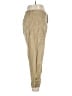 Wrap 100% Linen Solid Tan Linen Pants Size 14 - photo 4