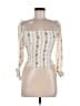 Reformation Ivory 3/4 Sleeve Blouse Size 8 - photo 1