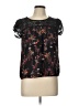 Meraki 100% Polyester Black Short Sleeve Blouse Size L - photo 1