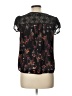 Meraki 100% Polyester Black Short Sleeve Blouse Size L - photo 2