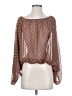 Umgee Orange Long Sleeve Blouse Size S - photo 1