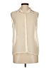 Sparkle & Fade 100% Polyester Ivory Sleeveless Blouse Size M - photo 1