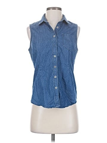 Guess Sleeveless Button-Down Shirt (view 1)
