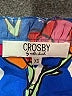 Crosby 100% Rayon Print Blue Short Sleeve Blouse Size XS - photo 7