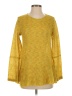 Yak n Yeti Yellow Long Sleeve Blouse Size S - photo 1