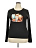 Unbranded 100% Polyester Black Long Sleeve T-Shirt Size XXL - photo 1