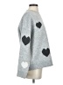 Pink Martini Hearts Gray Pullover Sweater Size XS - photo 4