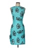 Unbranded Tropical Teal Cocktail Dress Size L - photo 1