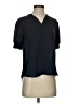 CATHERINE Catherine Malandrino 100% Polyester Black Short Sleeve Blouse Size XS - photo 1