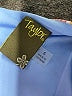 Taylor 100% Rayon Floral Blue Jumpsuit Size 6 - photo 4