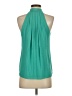Naked Zebra 100% Polyester Teal Sleeveless Blouse Size S - photo 2