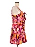 Fore 100% Rayon Tropical Pink Cocktail Dress Size L - photo 4