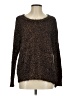 Jennifer Lopez Tweed Brown Pullover Sweater Size S - photo 1