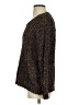Jennifer Lopez Tweed Brown Pullover Sweater Size S - photo 5
