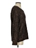 Jennifer Lopez Tweed Brown Pullover Sweater Size S - photo 4