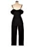 Main Strip Solid Black Jumpsuit Size L - photo 2