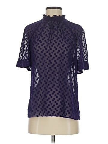 Feathers Short Sleeve Blouse (view 1)