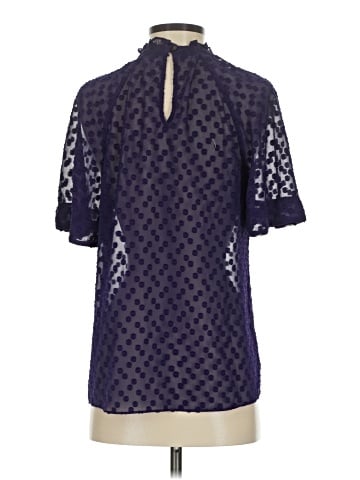 Feathers Short Sleeve Blouse (view 2)