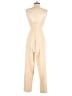 Unbranded 100% Polyester Solid Tan Jumpsuit Size XS - photo 2